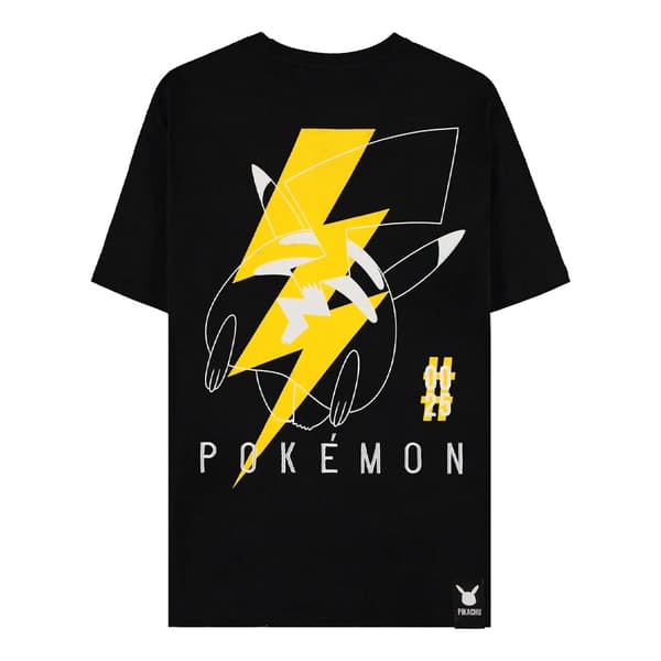 Pokemon Pikachu Electrifying Line Art T Shirt