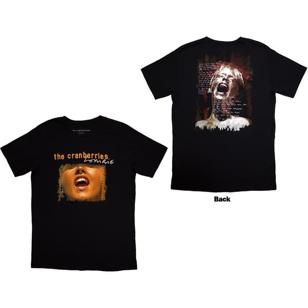 The Cranberries Unisex T-Shirt: Zombie Dolores (Back Print) (Large)