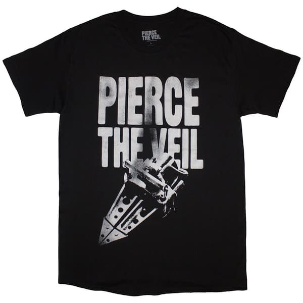 Pierce The Veil Unisex T-Shirt: Large Text (X-Large)