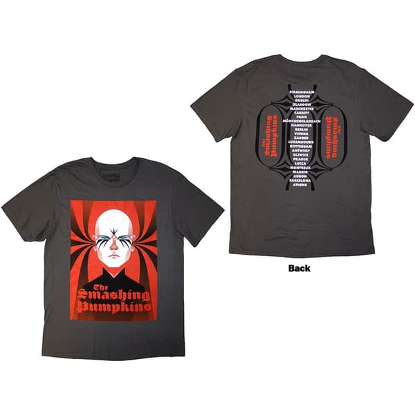 The Smashing Pumpkins Unisex T-Shirt: Billy (Charcoal Grey) (Back Print) (X-Large)