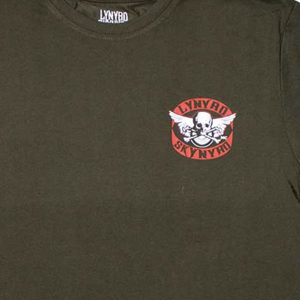 Lynyrd Skynyrd Mini Biker Patch Logo T Shirt