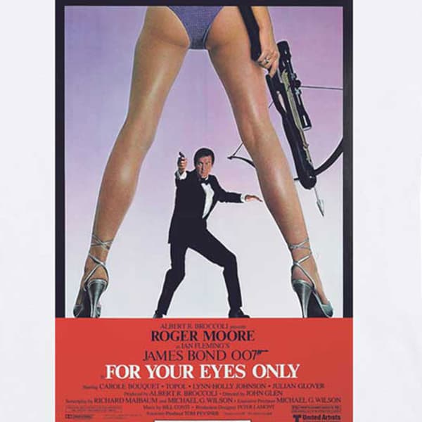 James Bond 007 For Your Eyes Poster T Shirt