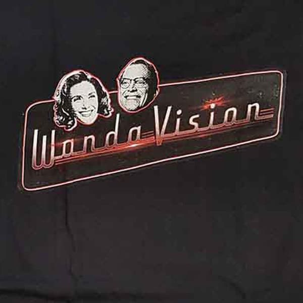 Marvel Comics WandaVision Red Logo T Shirt