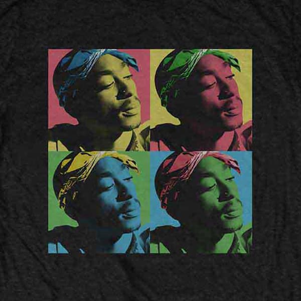Tupac Pop Art Logo T Shirt