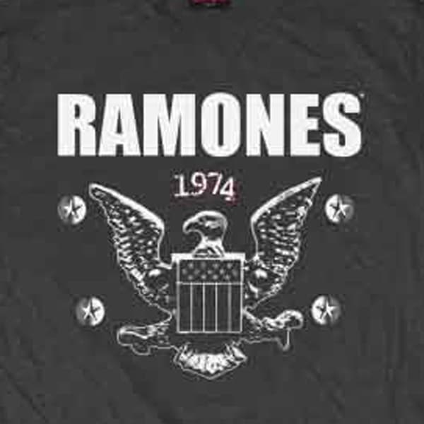 Ramones 1974 Eagle T Shirt