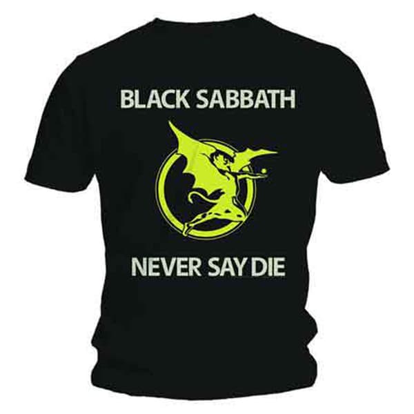 Black Sabbath Never Say Die T Shirt