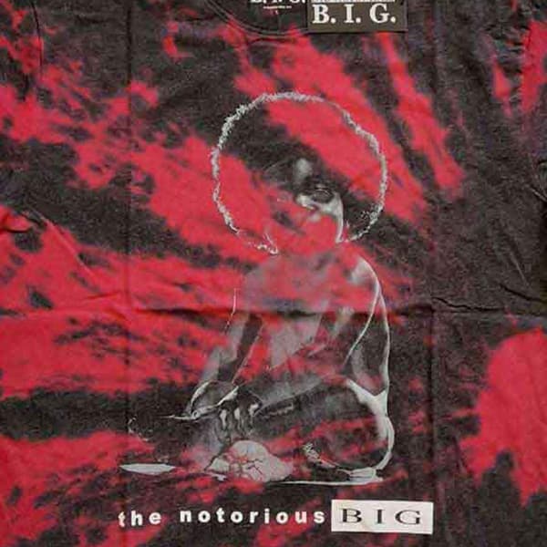 Biggie Smalls Baby Biggie Dye Wash T Shirt