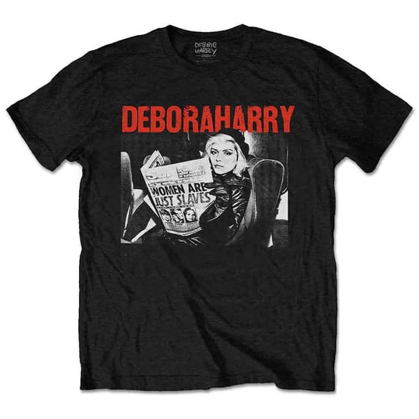 Debbie Harry Women Are Just Slaves T Shirt Black M