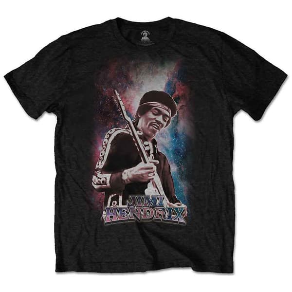 Jimi Hendrix Galaxy T Shirt Black M