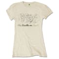Miniatyrbild 1 av 3: The Beatles Outline Faces on Apple Skinny Fit T Shirt