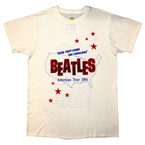 The Beatles American Tour 64 T Shirt