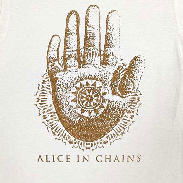 Alice In Chains Hand Band Logo T Shirt