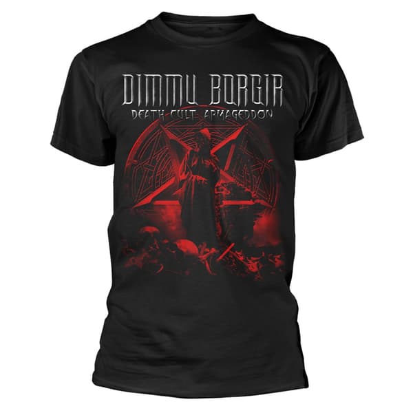 Dimmu Borgir Death Cult Pentagram T Shirt Black L