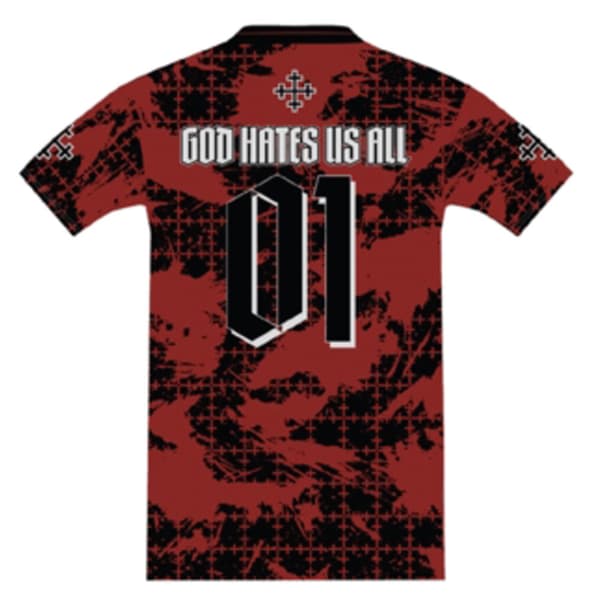 Slayer God Hates Us Rock FC Football Shirt