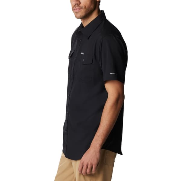 Columbia Utilizer II Solid Short Sleeve Shirt 1577762011, Mand, Skjorter, Sort