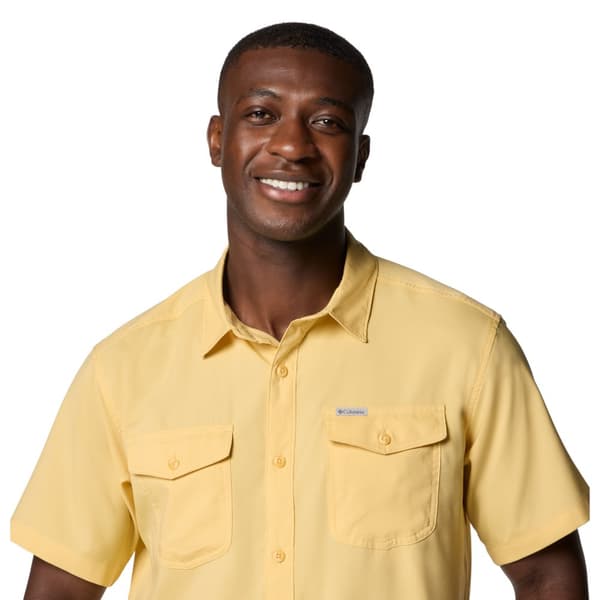 Columbia Utilizer II Solid Short Sleeve Shirt 1577762715, Man, Skjortor, Gul