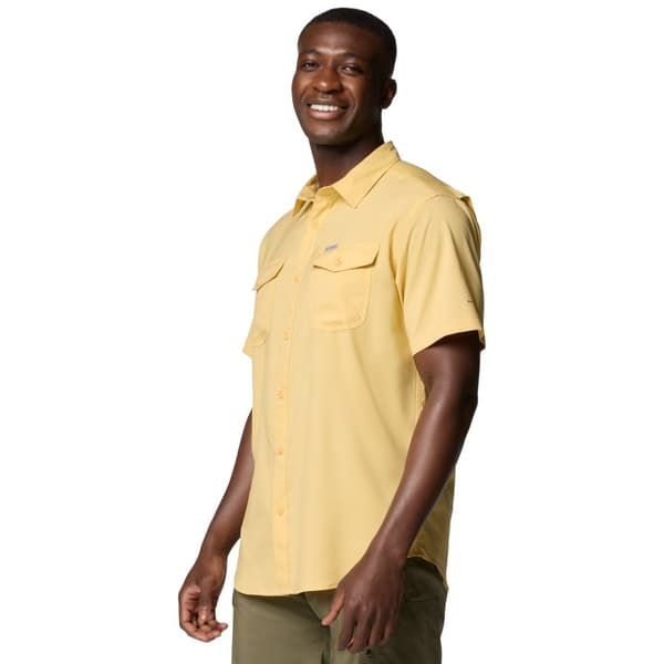 Columbia Utilizer II Solid Short Sleeve Shirt 1577762715, Man, Skjortor, Gul
