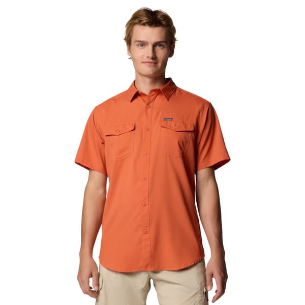 Columbia Utilizer II Solid Short Sleeve Shirt 1577762851, Mand, Skjorter, Orange