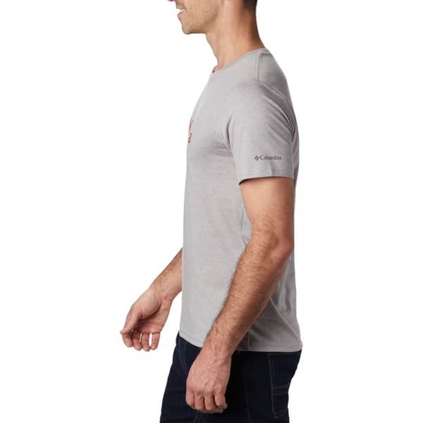 Columbia CSC Basic Logo SS Tee 1680053039, Mand, T-shirt, Grå