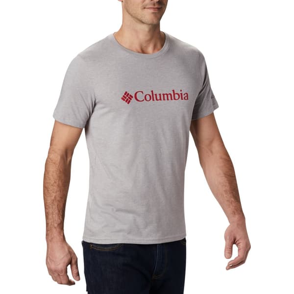 Columbia CSC Basic Logo SS Tee 1680053039, Mand, T-shirt, Grå