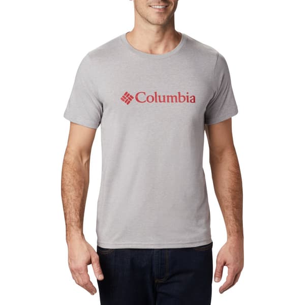 Columbia CSC Basic Logo SS Tee 1680053039, Mand, T-shirt, Grå