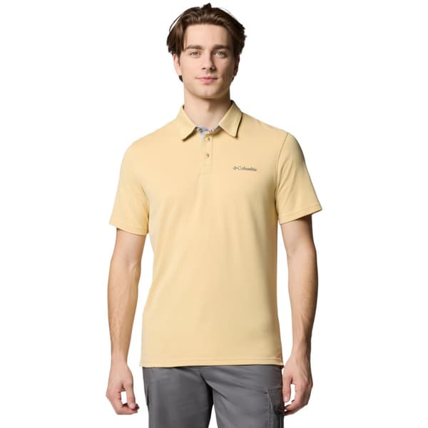 Columbia Nelson Point Polo 1772721715, Man, T-shirt, Gul