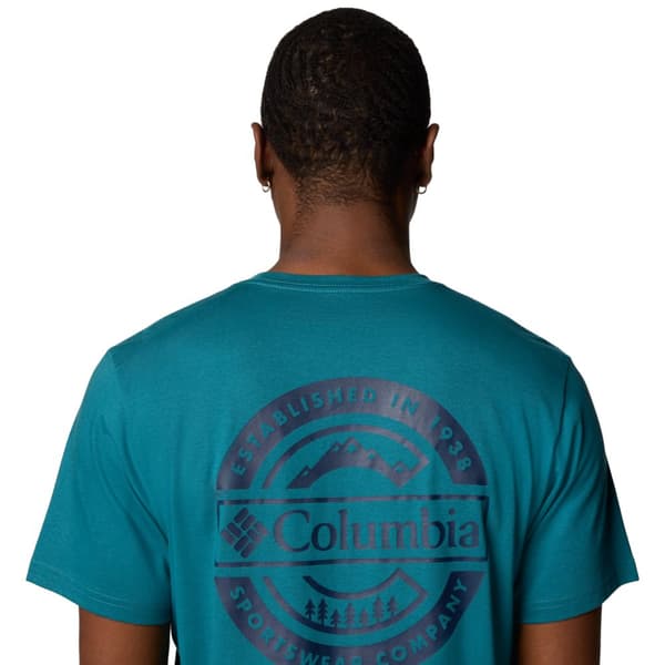 Columbia Rapid Ridge Back Graphic Tee II 1934824364, Mand, T-shirt, Grøn