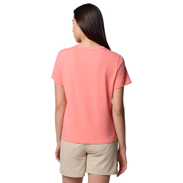Columbia Sun Trek W SS II Tee 2119711685, Kvinna, T-shirt, Rosa