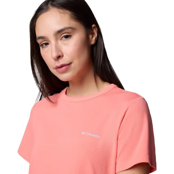 Columbia Sun Trek W SS II Tee 2119711685, Kvinna, T-shirt, Rosa