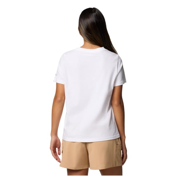 Columbia Rolling Bend Graphic SS Tee 2120021103, Kvinna, T-shirt, Vit