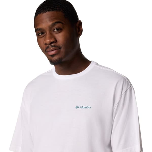 Columbia Cedar Trail Back Graphic Tee 2120381101, Man, T-shirt, Vit