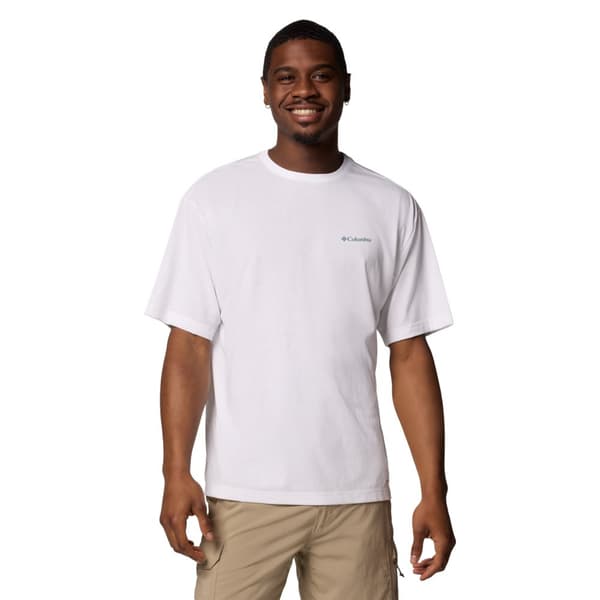 Columbia Cedar Trail Back Graphic Tee 2120381101, Man, T-shirt, Vit White M