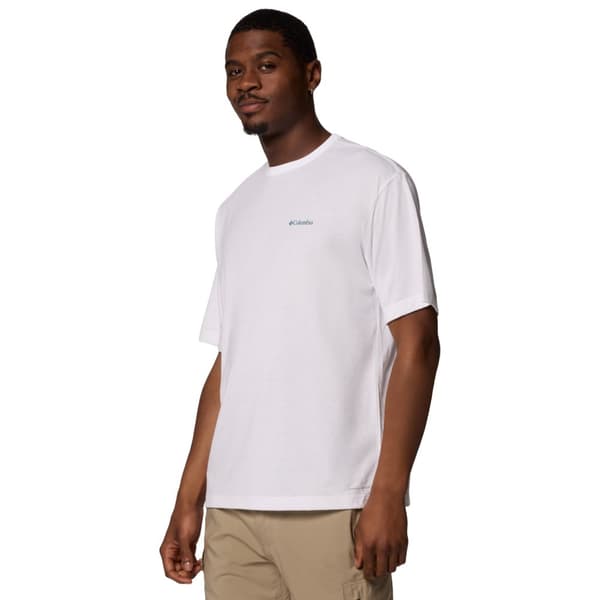 Columbia Cedar Trail Back Graphic Tee 2120381101, Man, T-shirt, Vit