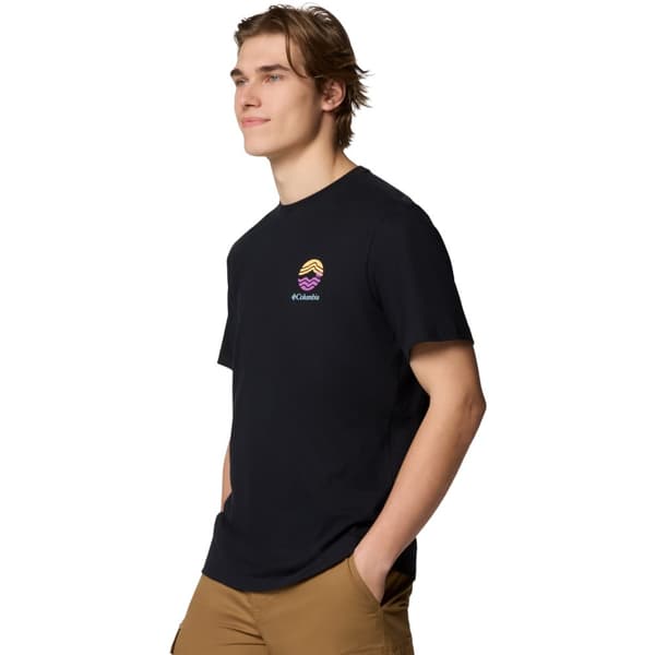 Columbia Kettle River Outdoor Tee 2120411010, Mand, T-shirt, Sort