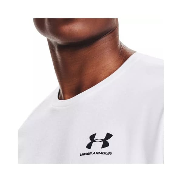 T-shirt - Under Armour - Sportstyle Vänster Bröst - Kortärmad - Vit - Multisport