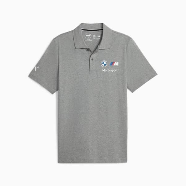 Polo - PUMA - BMW - Grå - Korta ärmar - Polo-krage - Regular Fit