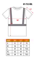 Miniatyrbillede 1 af 9: Advarsel T-shirt, gul, størrelse XXL