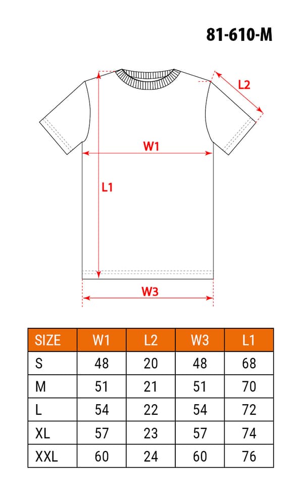 T-shirt, svart, storlek M, CE