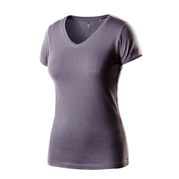 Mörkgrå T-shirt dam, storlek L