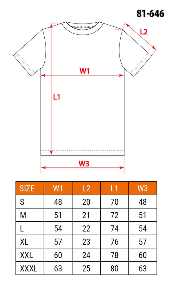 T-shirt, vit, storlek M