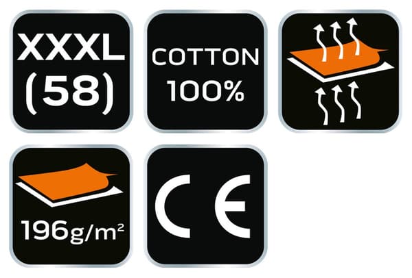 DENIM pikétröja, svart, storlek XXXL