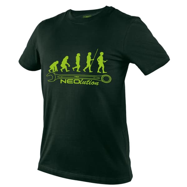 T-shirt med tryck, NEOlution, storlek XL