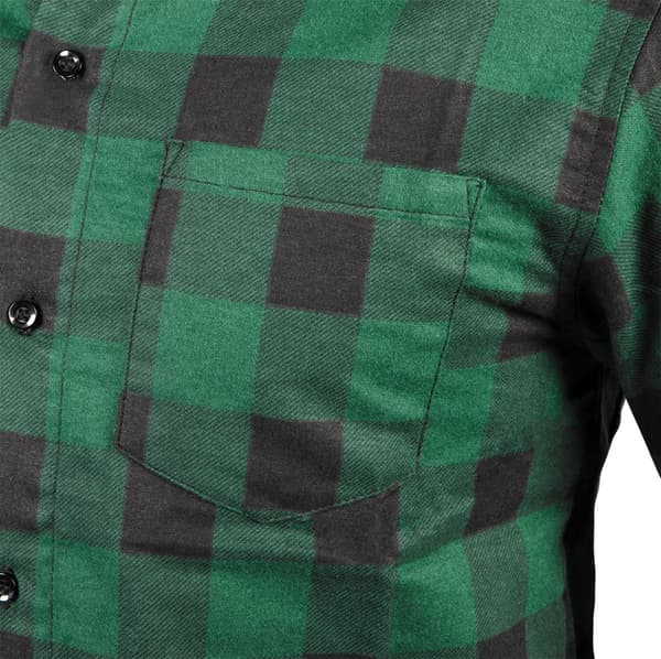 Flanelskjorte, grøn, str. XXL