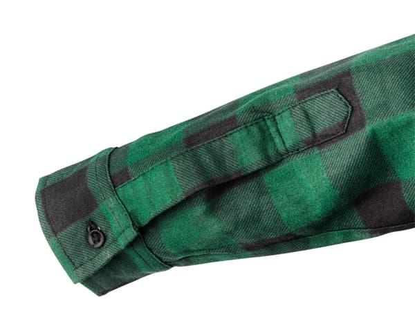 Flanelskjorte, grøn, str. XXL