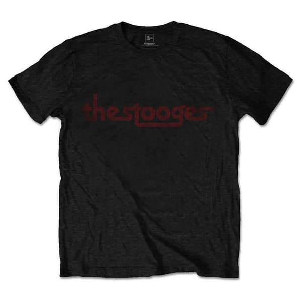 Iggy Pop And The Stooges Vintage Logo T Shirt