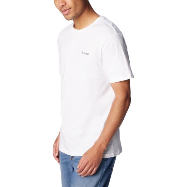 Columbia CSC Basic Logo SS Tee 1680053112, Man, T-shirt, Vit