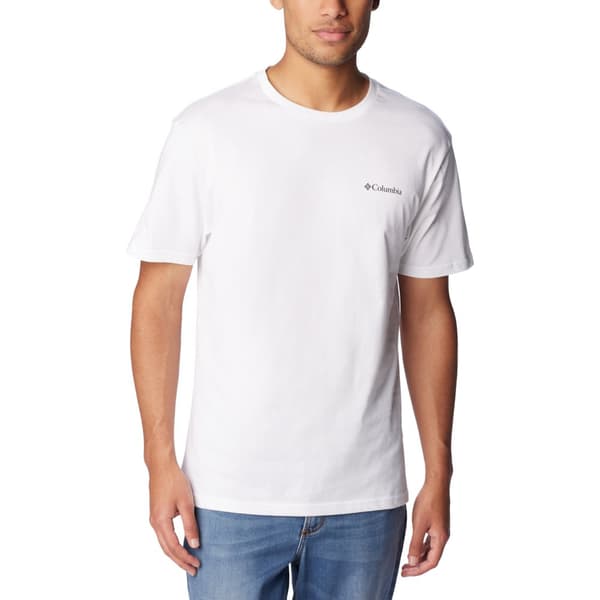Columbia CSC Basic Logo SS Tee 1680053112, Man, T-shirt, Vit