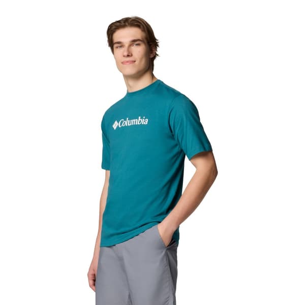 Columbia CSC Basic Logo SS Tee 1680053364, Man, T-shirt, Grön