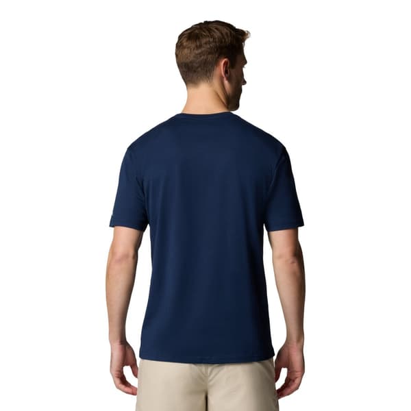 Columbia Path Lake II Graphic Tee 1934814468, Man, T-shirt, Marinblå