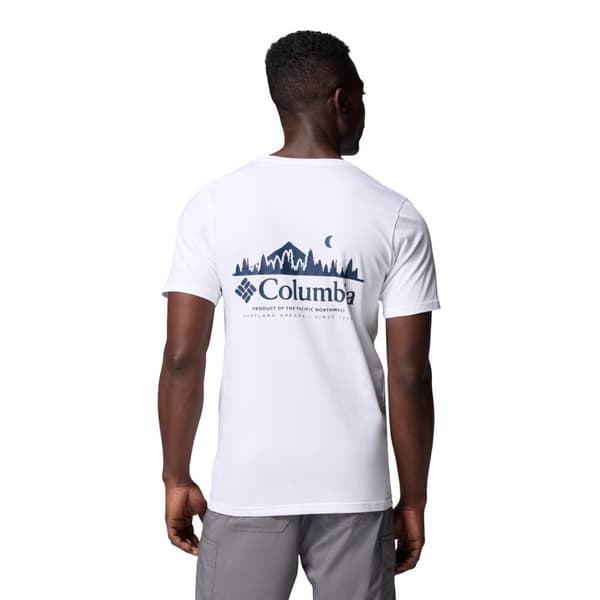 Columbia Rapid Ridge Back Graphic Tee II 1934824118, Man, T-shirt, Vit